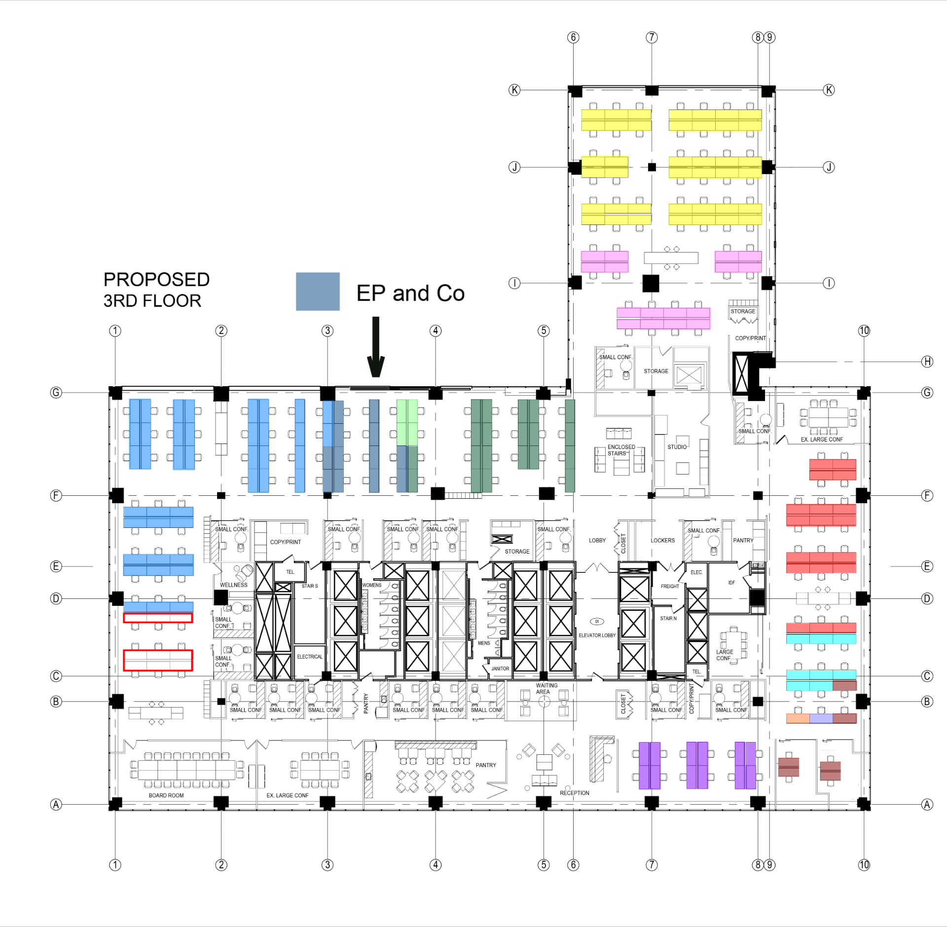 New York Office floorplan, 3rd floor